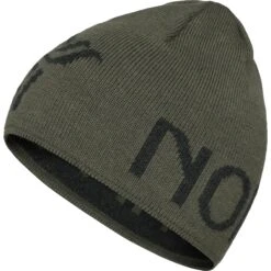 Norrona /29 MerinoUll Logo Mütze - Olive Night Melange