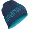 Norrona /29 Reversible Cotton Wendemütze - Indigo Night/Hawaiian Surf -Norrona norrona 29 reversible cotton beanie indigo night hawaiian surf 1 1151734