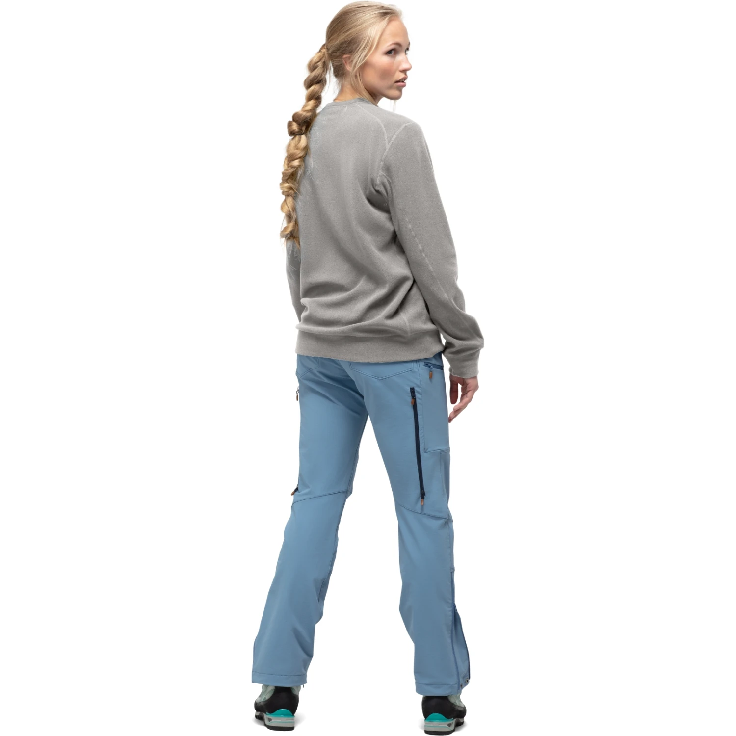 Norrona Crew Neck Sweatshirt Unisex - Drizzle Melange 9 Norrona Crew Neck Sweatshirt Unisex - Drizzle Melange – Bild 7