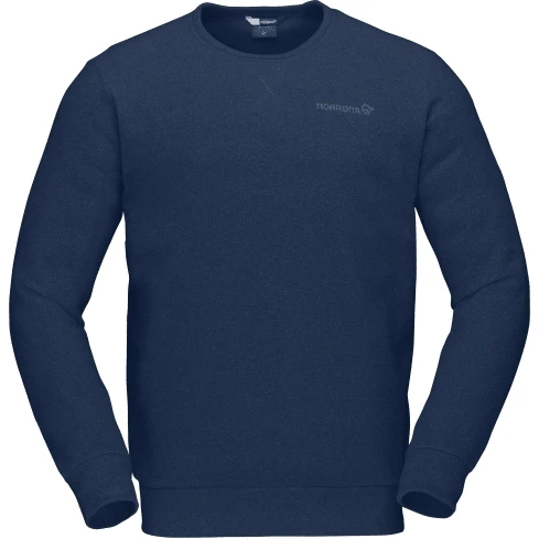 Norrona Crew Neck Sweatshirt Unisex - Indigo Night 4 Norrona Crew Neck Sweatshirt Unisex - Indigo Night – Bild 2