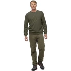 Norrona Crew Neck Sweatshirt Unisex - Olive Night 12 Norrona Crew Neck Sweatshirt Unisex - Olive Night -Norrona norrona crew neck unisex longsleeve olive night 3 1024881
