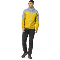 Norrona Falketind Aero60 Hood Jacke Herren - Sulphur/Blue Fog 10 Norrona Falketind Aero60 Hood Jacke Herren - Sulphur/Blue Fog -Norrona norrona falketind aero60 hood men sulphur blue fog model 1 1399443