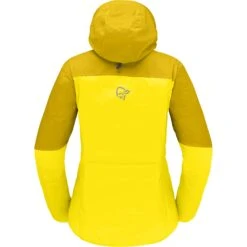 Norrona Falketind Aero60 Hood Jacke Damen - Sulphur/Blazing Yellow -Norrona norrona falketind aero60 hood women sulphur blazing yellow 2 1341359