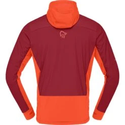 Norrona Falketind Alpha90 Insulated Zip Hood Jacke Herren - Arednalin/Rhubarb -Norrona norrona falketind alpha90 insulated zip hood jacket men arednalin rhubarb 3 1517572