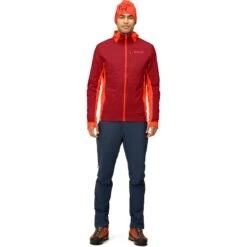 Norrona Falketind Alpha90 Insulated Zip Hood Jacke Herren - Arednalin/Rhubarb -Norrona norrona falketind alpha90 insulated zip hood jacket men arednalin rhubarb 4 1517573