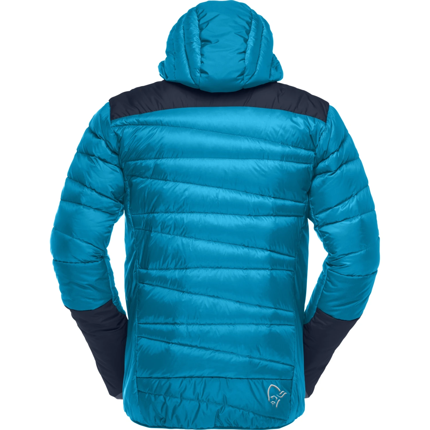 Norrona Falketind Down750 Hood Daunenjacke Herren - Hawaiian Surf/Indigo Night 5 Norrona Falketind Down750 Hood Daunenjacke Herren - Hawaiian Surf/Indigo Night – Bild 3