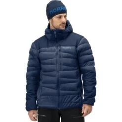 Norrona Falketind Down750 Hood Daunenjacke Herren - Indigo Night