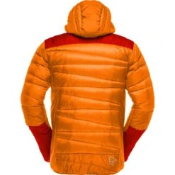 Norrona Falketind Down750 Hood Daunenjacke Herren - Orange Popsicle/Arednalin -Norrona norrona falketind down750 hood jacket men orange popsicle arednalin 2 1025067