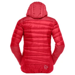 Norrona Falketind Down750 Hood Daunenjacke Damen - True Red -Norrona norrona falketind down750 hood jacket w truered 2 860982