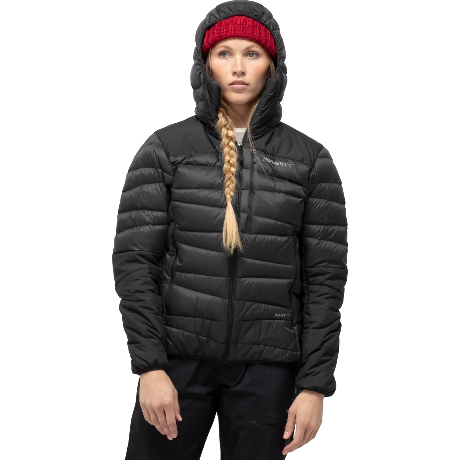 Norrona Falketind Down750 Hood Daunenjacke Damen - Caviar 3 Norrona Falketind Down750 Hood Daunenjacke Damen - Caviar