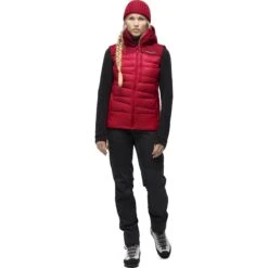 Norrona Falketind Down750 Daunenweste Damen - True Red -Norrona norrona falketind down750 vest women true red 2 1460703