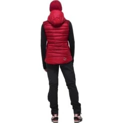 Norrona Falketind Down750 Daunenweste Damen - True Red -Norrona norrona falketind down750 vest women true red 3 1460704