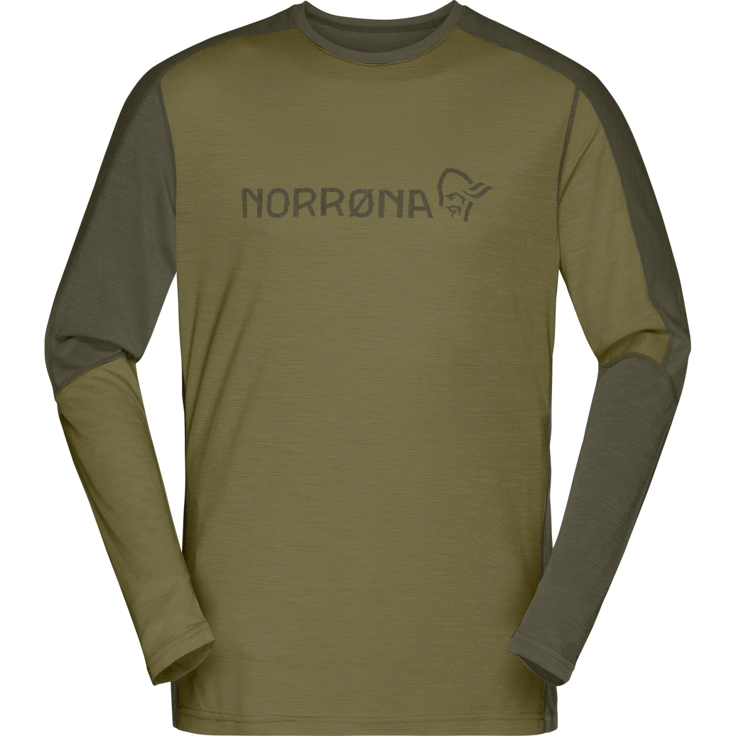 Norrona Falketind Equaliser Merino Round Neck Langarmshirt Herren - Olive Drab/Olive Night 4 Norrona Falketind Equaliser Merino Round Neck Langarmshirt Herren - Olive Drab/Olive Night – Bild 2