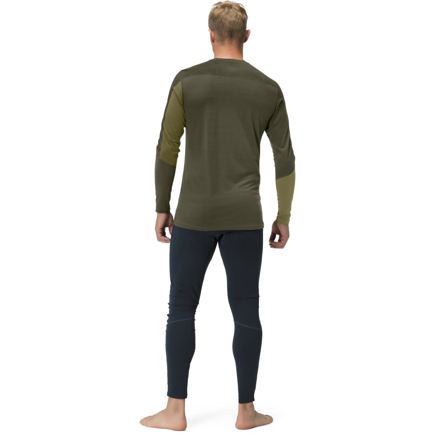 Norrona Falketind Equaliser Merino Round Neck Langarmshirt Herren - Olive Drab/Olive Night 7 Norrona Falketind Equaliser Merino Round Neck Langarmshirt Herren - Olive Drab/Olive Night – Bild 5