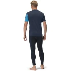 Norrona Falketind Equaliser Merino T-Shirt Herren - Hawaiian Surf/Indigo Night -Norrona norrona falketind equaliser merino t shirt men hawaiian surf indigo night 3 1460900