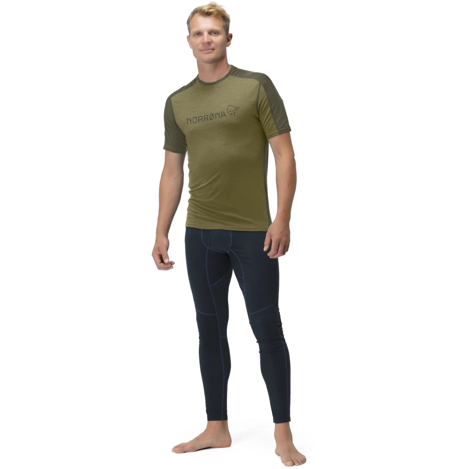 Norrona Falketind Equaliser Merino T-Shirt Herren - Olive Drab/Olive Night 6 Norrona Falketind Equaliser Merino T-Shirt Herren - Olive Drab/Olive Night – Bild 4
