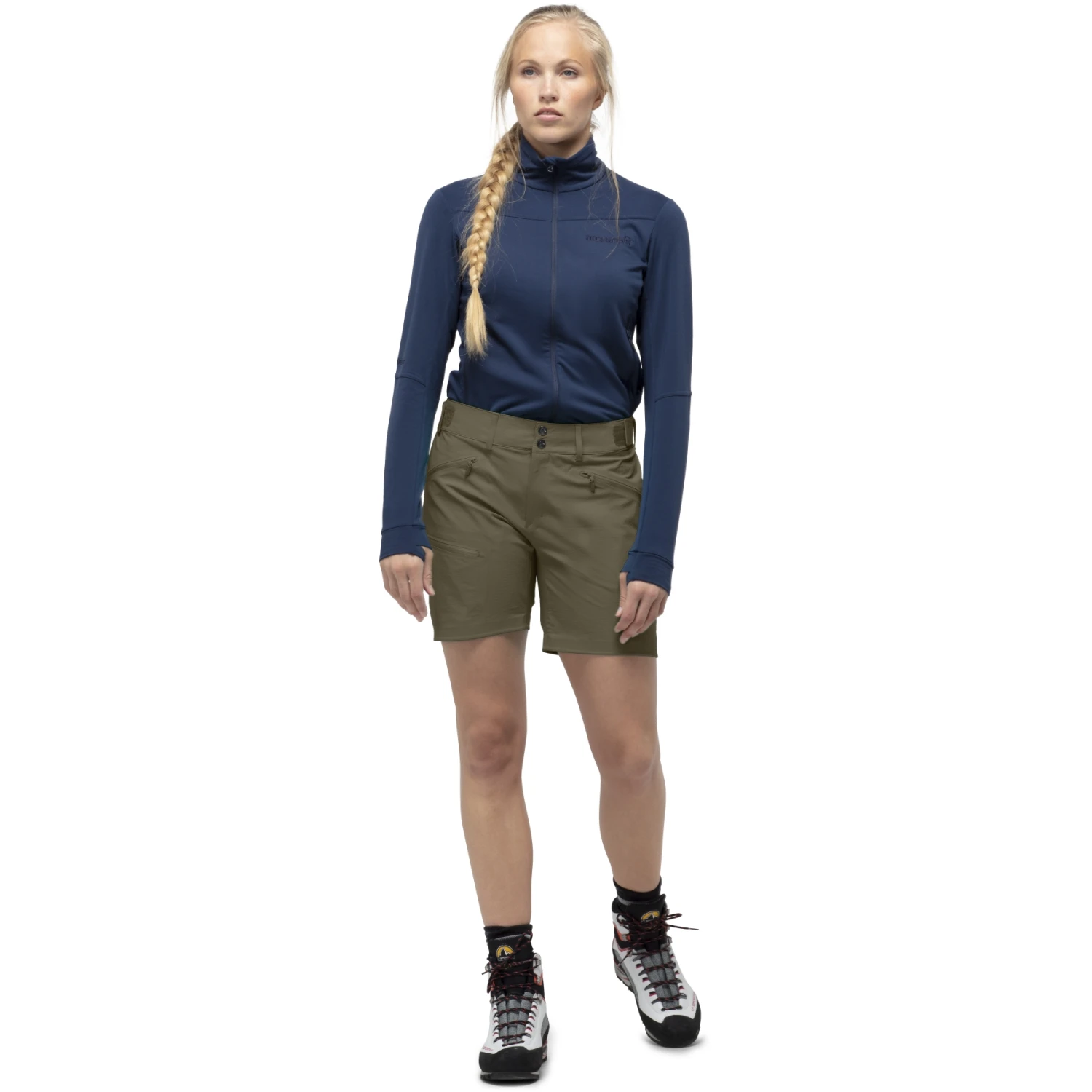 Norrona Falketind Flex1 Shorts Damen - Olive Night 6 Norrona Falketind Flex1 Shorts Damen - Olive Night – Bild 4
