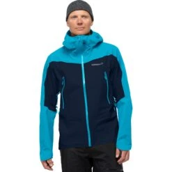 Norrona Falketind Gore-Tex Jacke Herren - Hawaiian Surf/Indigo Night