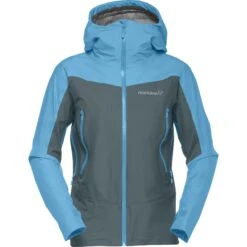 Norrona Falketind Gore-Tex Jacke Damen - Aquarius/North Atlantic -Norrona norrona falketind gore tex jacket women aquarius north atlantic 1 1126126