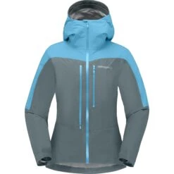 Norrona Falketind Gore-Tex Paclite Jacke Damen - Aquarius/North Atlantic -Norrona norrona falketind gore tex paclite jacket women aquarius north atlantic 1 1126222