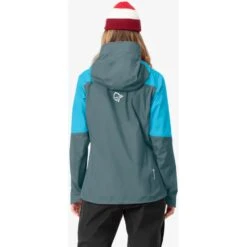 Norrona Falketind Gore-Tex Paclite Jacke Damen - Aquarius/North Atlantic -Norrona norrona falketind gore tex paclite jacket women aquarius north atlantic 4 1126225