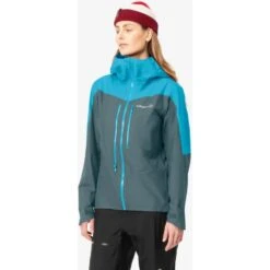 Norrona Falketind Gore-Tex Paclite Jacke Damen - Aquarius/North Atlantic -Norrona norrona falketind gore tex paclite jacket women aquarius north atlantic 5 1126226