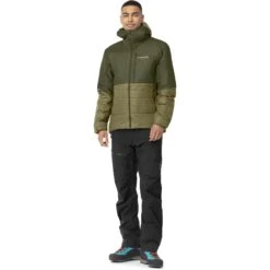Norrona Falketind Thermo60 Hood Jacke Herren - Olive Night/Olive Drab -Norrona norrona falketind thermo60 hood men olive night olive drab 3 1253754