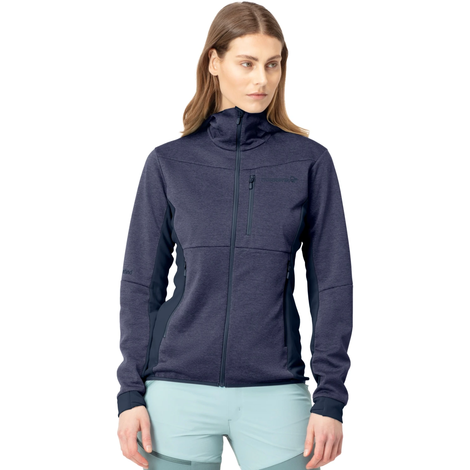 Norrona Falketind Warm2 Octa Hood Jacke Damen - Indigo Night 3 Norrona Falketind Warm2 Octa Hood Jacke Damen - Indigo Night