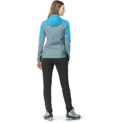 Norrona Falketind Warmwool2 Stretch Zip Hood Jacke Damen - Aquarius/Tourmaline -Norrona norrona falketind warmwool2 stretch zip hood jacket women aquarius tourmaline 3 1560993