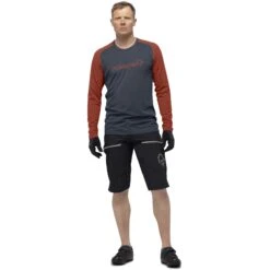 Norrona Fjørå Equaliser Lightweight Langarmshirt Herren - Rooibos Tea/Indigo Night -Norrona norrona fjora equaliser lightweight long sleeve shirt men rooibos tea indigo night 3 1254129