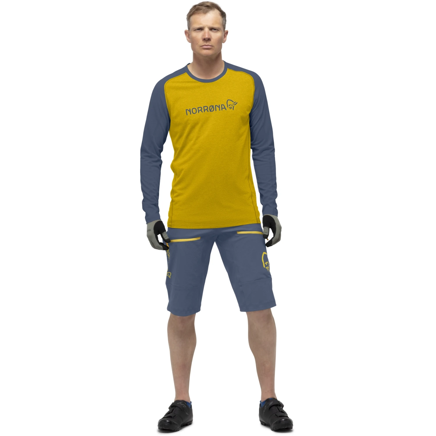 Norrona Fjørå Equaliser Lightweight Langarmshirt Herren - Sulphur/Vintage Indigo 6 Norrona Fjørå Equaliser Lightweight Langarmshirt Herren - Sulphur/Vintage Indigo – Bild 4