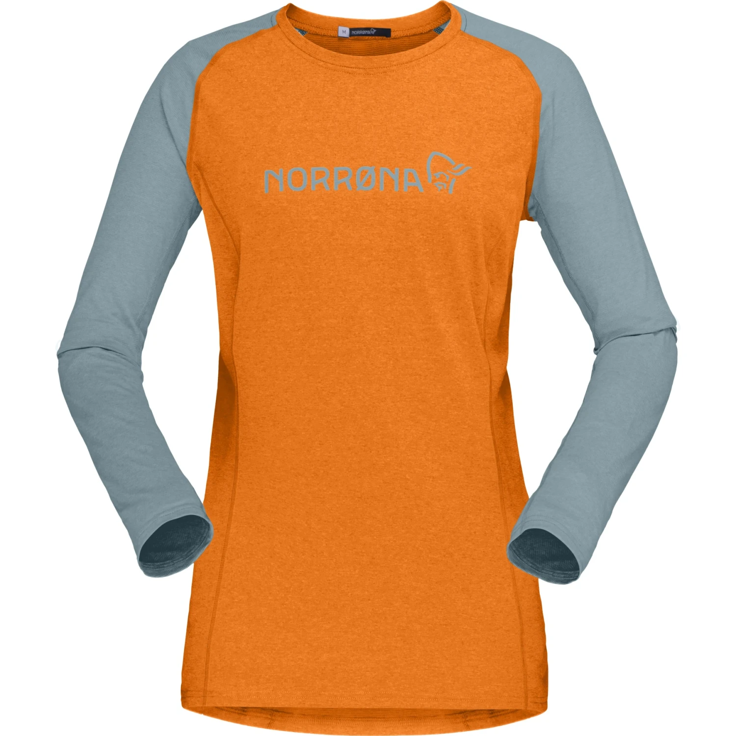 Norrona Fjørå Equaliser Lightweight Langarmshirt Damen - Orange Popsicle/Tourmaline 4 Norrona Fjørå Equaliser Lightweight Langarmshirt Damen - Orange Popsicle/Tourmaline – Bild 2