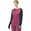 Norrona Fjørå Equaliser Lightweight Langarmshirt Damen - Violet Quartz/Indigo Night -Norrona norrona fjora equaliser lightweight long sleeve shirt women violet quartz indigo night 1 1517763