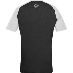 Norrona Fjørå Equaliser Lightweight T-Shirt Herren - Caviar/Light Grey -Norrona norrona fjora equaliser lightweight t shirt men caviar light grey 2 1342122
