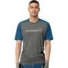 Norrona Fjørå Equaliser Lightweight T-Shirt Herren - Mykonos Blue/Castor Grey -Norrona norrona fjora equaliser lightweight t shirt men mykonos blue castor grey 1 1462883