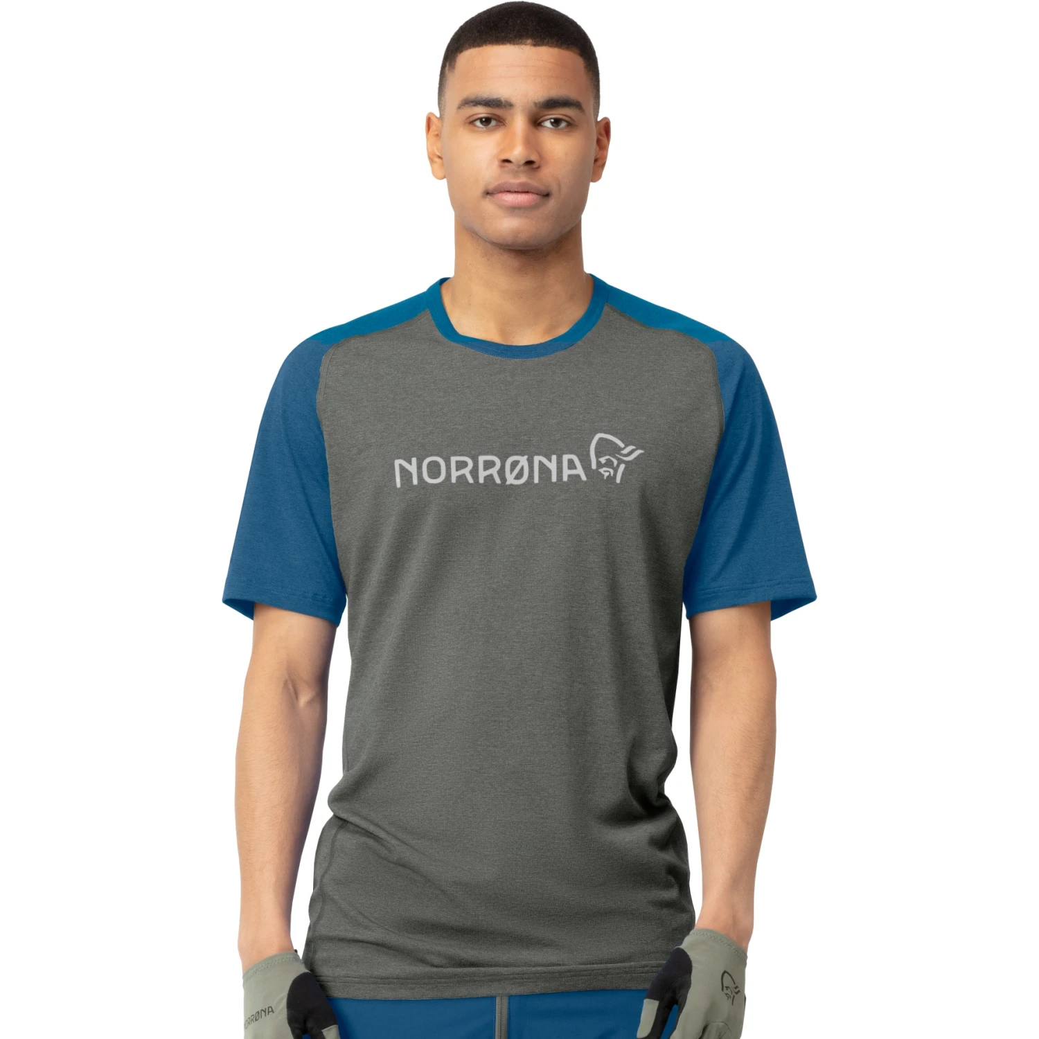 Norrona Fjørå Equaliser Lightweight T-Shirt Herren - Mykonos Blue/Castor Grey 3 Norrona Fjørå Equaliser Lightweight T-Shirt Herren - Mykonos Blue/Castor Grey