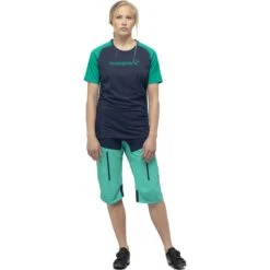 Norrona Fjørå Equaliser Lightweight T-Shirt Damen - Arcadia/Indigo Night -Norrona norrona fjora equaliser lightweight t shirt women arcadia indigo night 3 903509