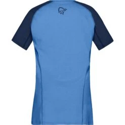 Norrona Fjørå Equaliser Lightweight T-Shirt Damen - Indigo Night/Campanula -Norrona norrona fjora equaliser lightweight t shirt women indigo night campanula 2 1126786