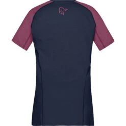 Norrona Fjørå Equaliser Lightweight T-Shirt Damen - Violet Quartz/Indigo Night -Norrona norrona fjora equaliser lightweight t shirt women violet quartz indigo night 2 1342502
