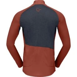 Norrona Fjørå Equaliser Zip Top Langarmshirt Herren - Rooibos Tea/Indigo Night -Norrona norrona fjora equaliser long sleeve zip top men rooibos tea indigo night 2 1255394