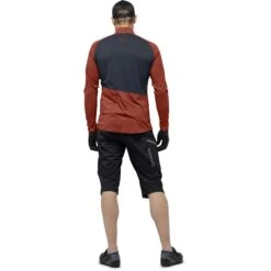 Norrona Fjørå Equaliser Zip Top Langarmshirt Herren - Rooibos Tea/Indigo Night -Norrona norrona fjora equaliser long sleeve zip top men rooibos tea indigo night 4 1255396