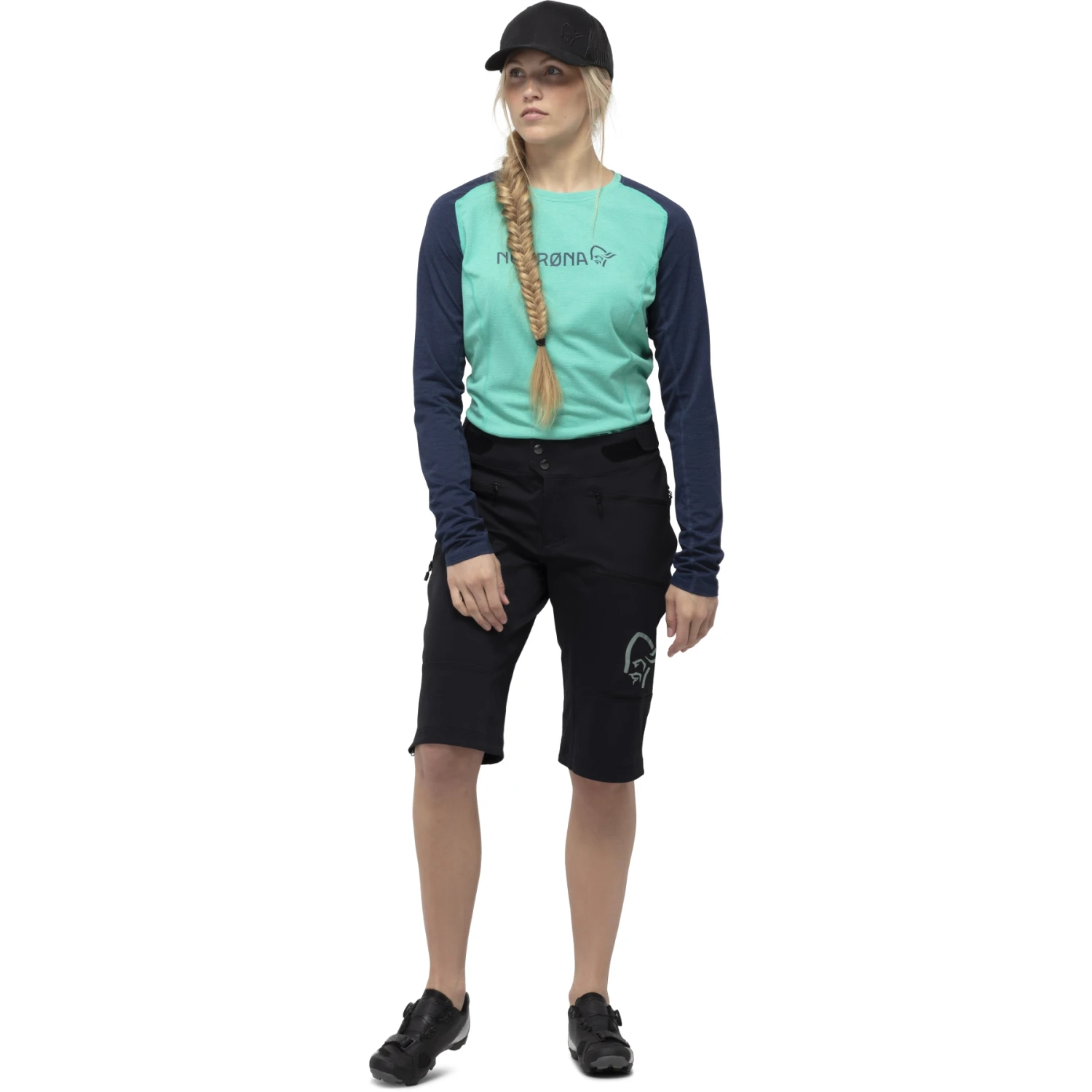 Norrona Fjørå Flex1 Heavy Duty Shorts Damen - Caviar/Castor Grey 6 Norrona Fjørå Flex1 Heavy Duty Shorts Damen - Caviar/Castor Grey – Bild 4