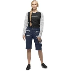 Norrona Fjørå Flex1 Heavy Duty Shorts Damen - Indigo Night -Norrona norrona fjora flex1 heavy duty shorts women indigo night model 1 1399689