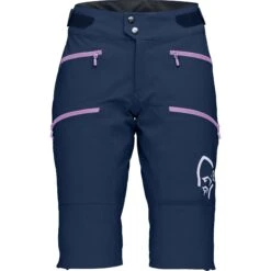 Norrona Fjørå Flex1 Heavy Duty Shorts Damen - Indigo Night/Violet Tulle