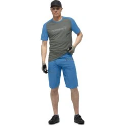 Norrona Fjørå Flex1 Mid Weight Shorts Herren - Mykonos Blue -Norrona norrona fjora flex1 mid weight shorts men mykonos blue model 1 1399732