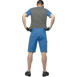 Norrona Fjørå Flex1 Mid Weight Shorts Herren - Mykonos Blue -Norrona norrona fjora flex1 mid weight shorts men mykonos blue model 2 1399733