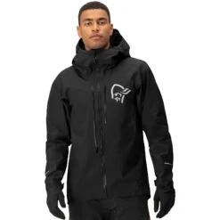 Norrona Fjørå Gore-Tex Pro Jacke Herren - Caviar