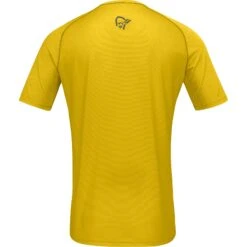 Norrona Fjørå Wool T-Shirt Herren - Sulphur/Vintage Indigo -Norrona norrona fjora wool t shirt men sulphur vintage indigo 2 1342904