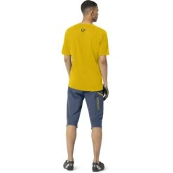 Norrona Fjørå Wool T-Shirt Herren - Sulphur/Vintage Indigo -Norrona norrona fjora wool t shirt men sulphur vintage indigo model 2 1399799