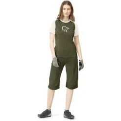 Norrona Fjørå Wool T-Shirt Damen - Indigo Night/Snowdrop -Norrona norrona fjora wool t shirt women 1 1178596